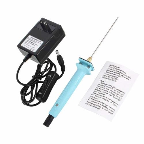 

10cm Electric Styrofoam Cutter, Hot Knife, Foam Cutter for Handmade Sculpting, Advertising Word Making, and Artistic Model Making, 100-240V/15W AC Pow