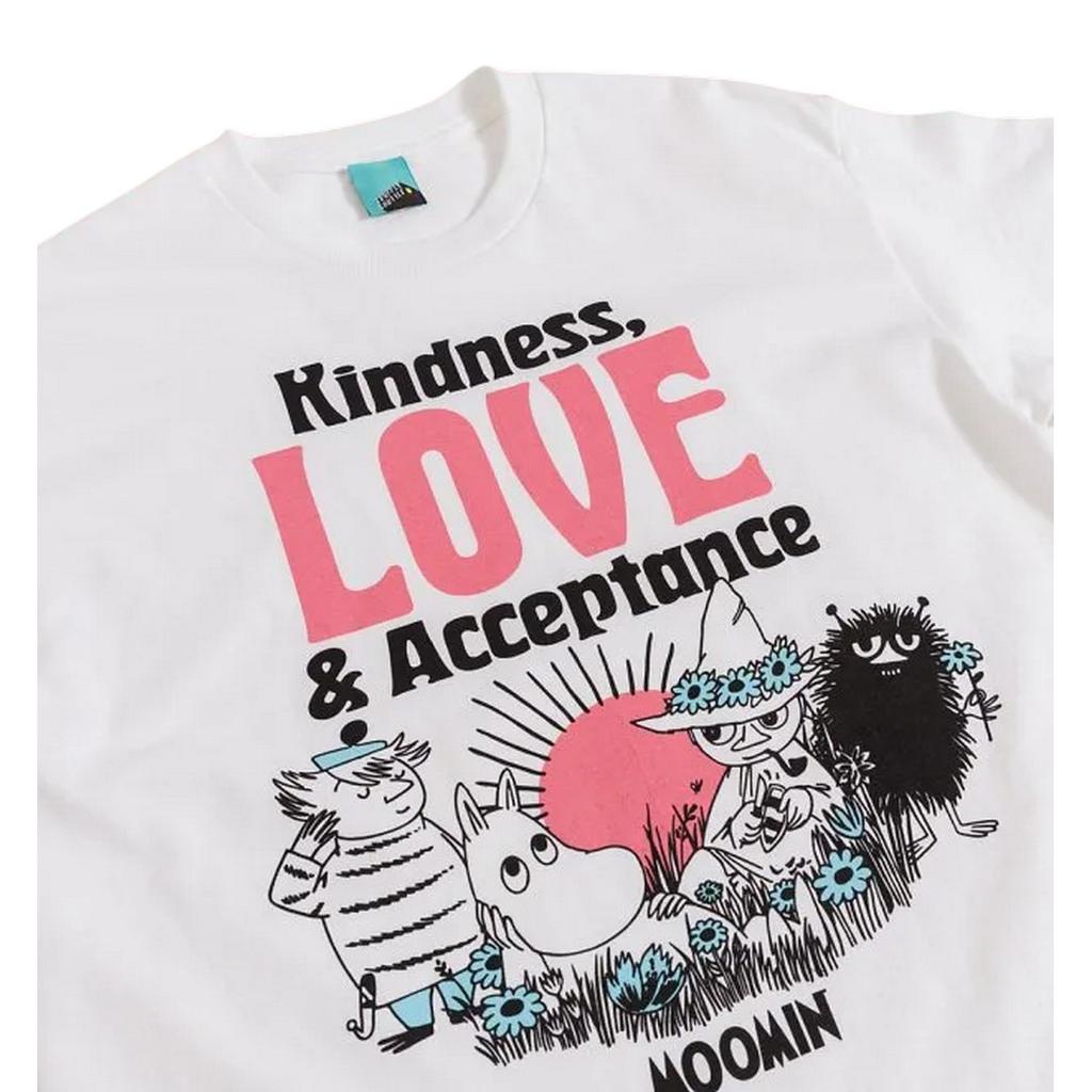 Moomin Unisex Adult Kindness Love And Acceptance T-Shirt