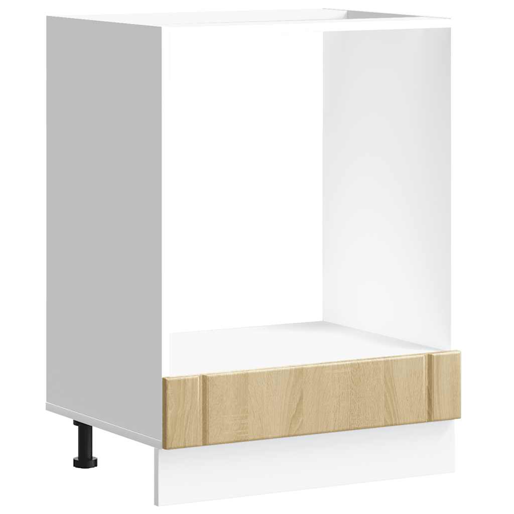 Backofenschrank Lucca Sonoma Eiche Holzwerkstoffplatte
