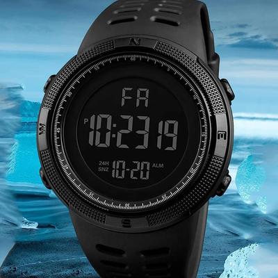 Elektronische Uhr für Herren, Militär-Sportuhren, leuchtende Multifunktions-LED-Digital-Armbanduhr für Männer, Kinder, Jungen, Studenten, Teenager