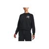 Under Armour Fitted Long Sleeve Sweatshirt With Letter Print Women Tops Black 1379833-001