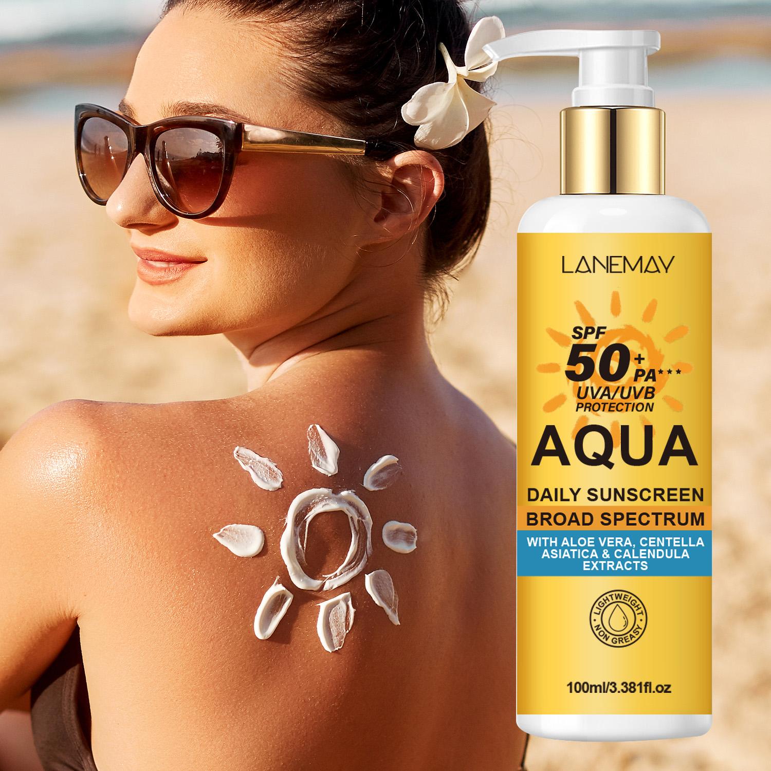 

Daily Sunscreen-Locks In Moisture-Prevents Skin Damage-Water Resistant For 80 Minutes-100ml