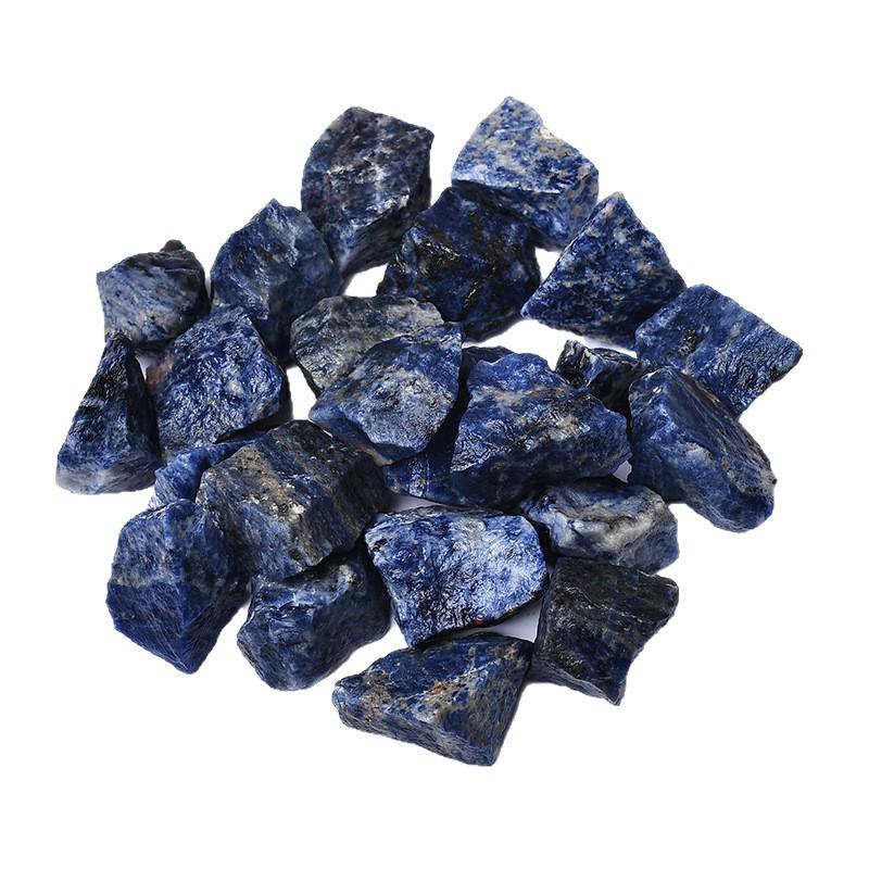 Aromatherapy Diffuser Blue Vein Raw Stone, Flower Pot and Fish Tank Decor, Buddha Offering Gravel