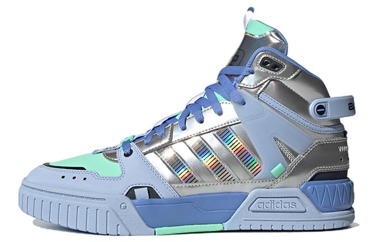 Adidas Neo D PAD Mid Shoes Blue Metallic Silver HQ7026 37⅓