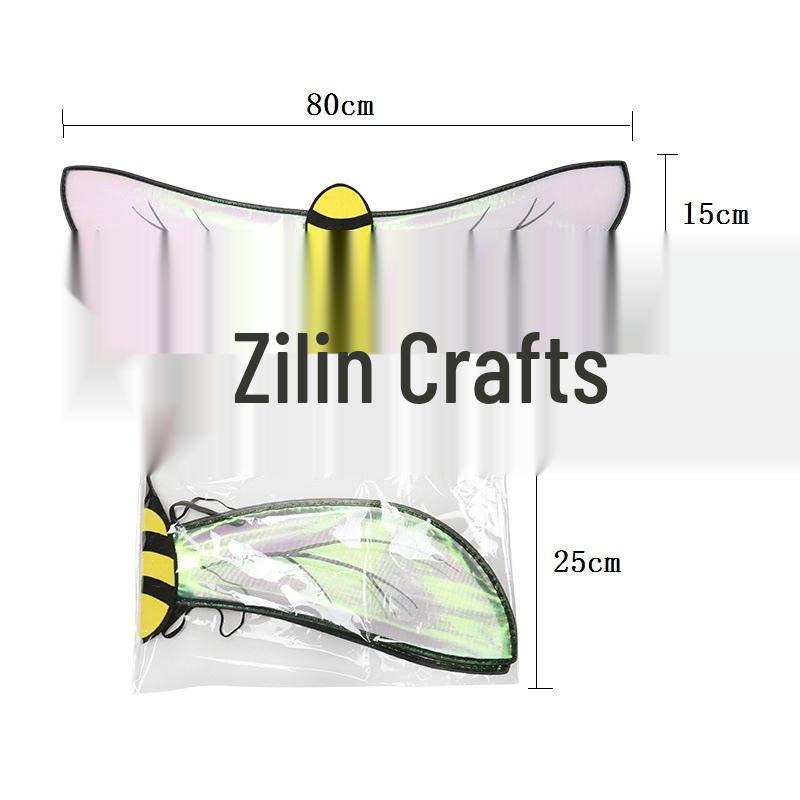 

Adult Bee Wings & Skirt Halloween Cosplay Set 32x40x3 cm Package