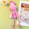 Plush Squeaky Octopus Dog Toy with Rope for Teething and Cleaning, Ideal for Medium and Small Dogs
