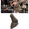 Men Vikinges Vest Medieval Faux Furs Waistcoat Coat Outwear Warriour Renaissances LARP Cosplay Costume for Halloween