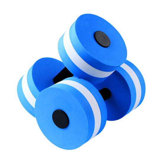 2Pcs Water Dumbbell High Density EVA Foam Pool Weight Women Water Aerobic Weight Loss Floating Exercise Dumbbell Aqua Fitness Barbell