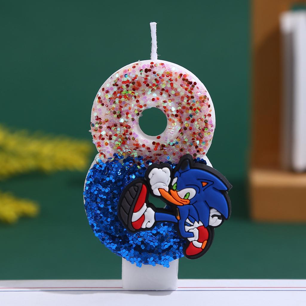 Cute Cartoon Digital Candles, Birthday Candles, Party Decorations
