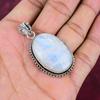 Rainbow Moonstone Pendant Gemstone Jewelry, 925 Solid Sterling Silver Pendant, Handmade Beautiful Jewelry Pendant