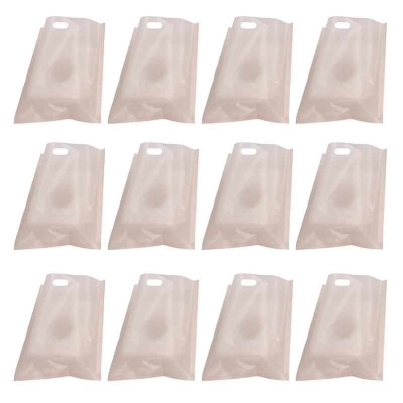 *A91P 12Pcs Reusable Toaster Bag Non-Stick Bread Baking Bag Sandwich Bags Toast Microwave Heating Pastry Tools 17X19cm