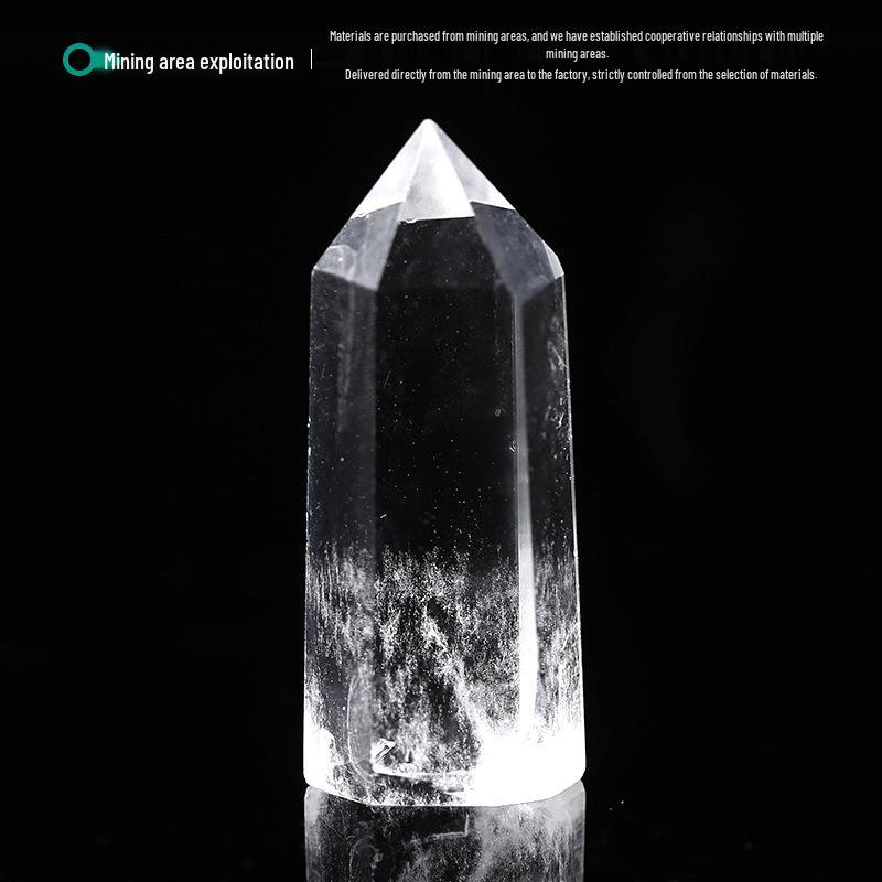 Donghai Natural Polished Hexagonal Crystal Energy Gem Column