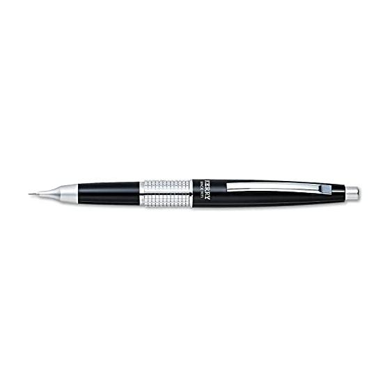 Pentel Mechanical Pencil, Kerry (Cap Type), Black, 5-Pack, P1035-AD