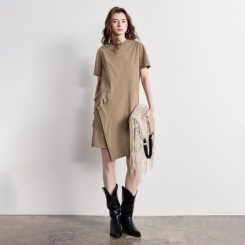 Chuyu Women's Batik Style Loose Fit T-Shirt Dress