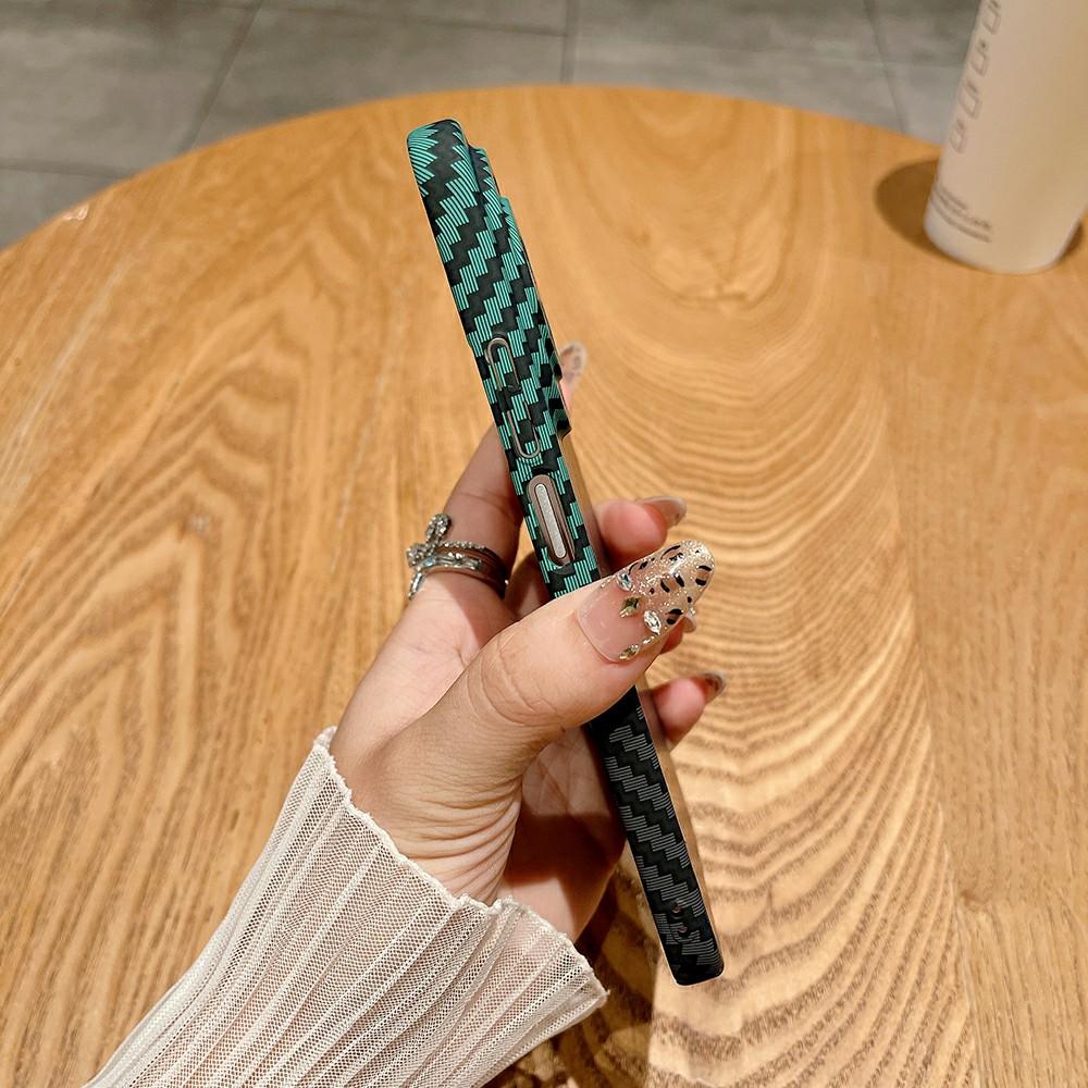 For Huawei nova 14 5G Case Hard PC Phone Cover Carbon Fiber Texture Drop Proof