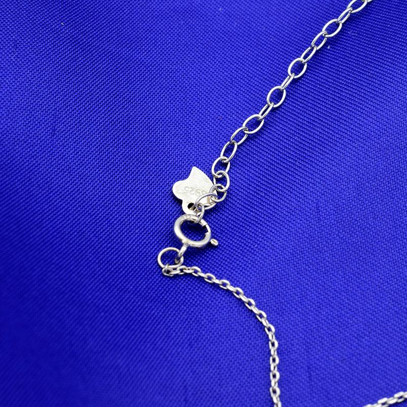 925 Sterling Silver Heart Pendant Choker Rhinestone Aaaa Cz Necklace Luxury Fine Jewelry Necklaces For Women Collares