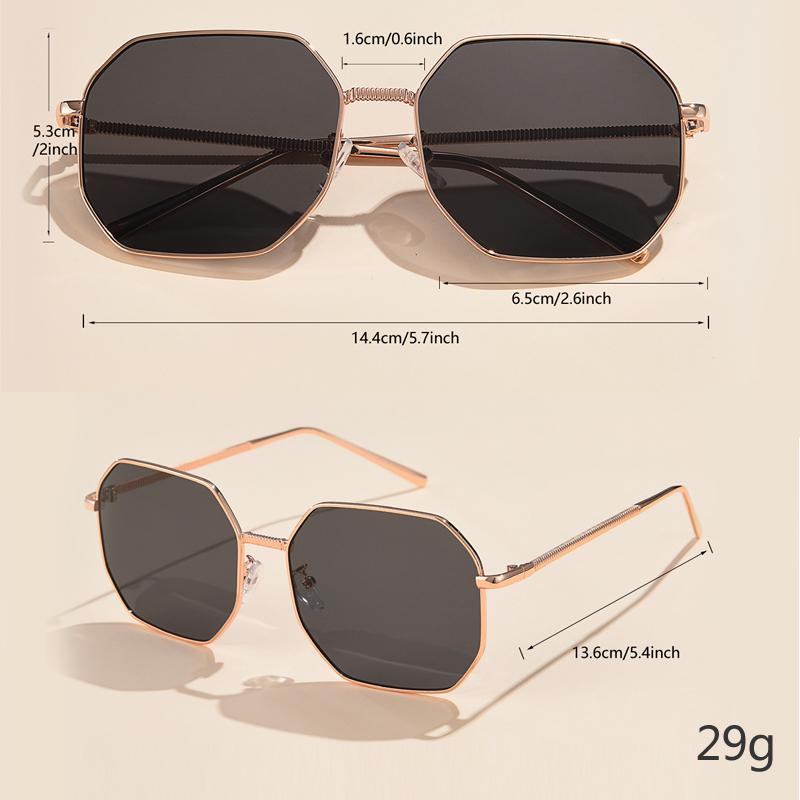 New Fashion Lady Metal Square Sunglasses Women UV400 Luxury Brand Hip Hop Sun Glasses Female Stylish