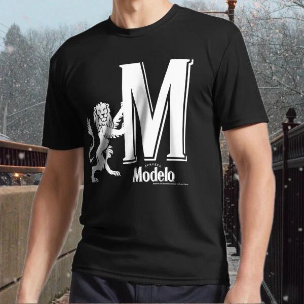 New Modelo Logo Graphic Active T-Shirt Logo Men s T-shirt funny size S to 5XL S