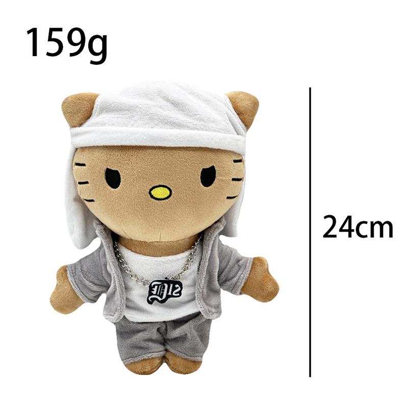 Hello Kitty Plush Toy Doll With Clothes Stuffed Soft Plush Animal Doll Decorative Accessories For Children Birthday Gifts