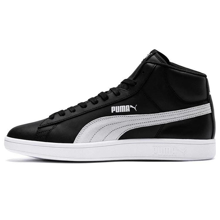 PUMA Smash V2 Mid L Black And White Men s 366924-02 EU 35.5