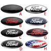 Car Emblem Front Hood Rear Trunk Sticker Decoration Badge Accessories For Ford Ranger Mustang Kuga Mondeo Fiesta Mk2 Mk3 ST-Line