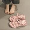 Gentle thick-soled wedge cool slippers women's new summer one-word drag sweet and elegant sandals