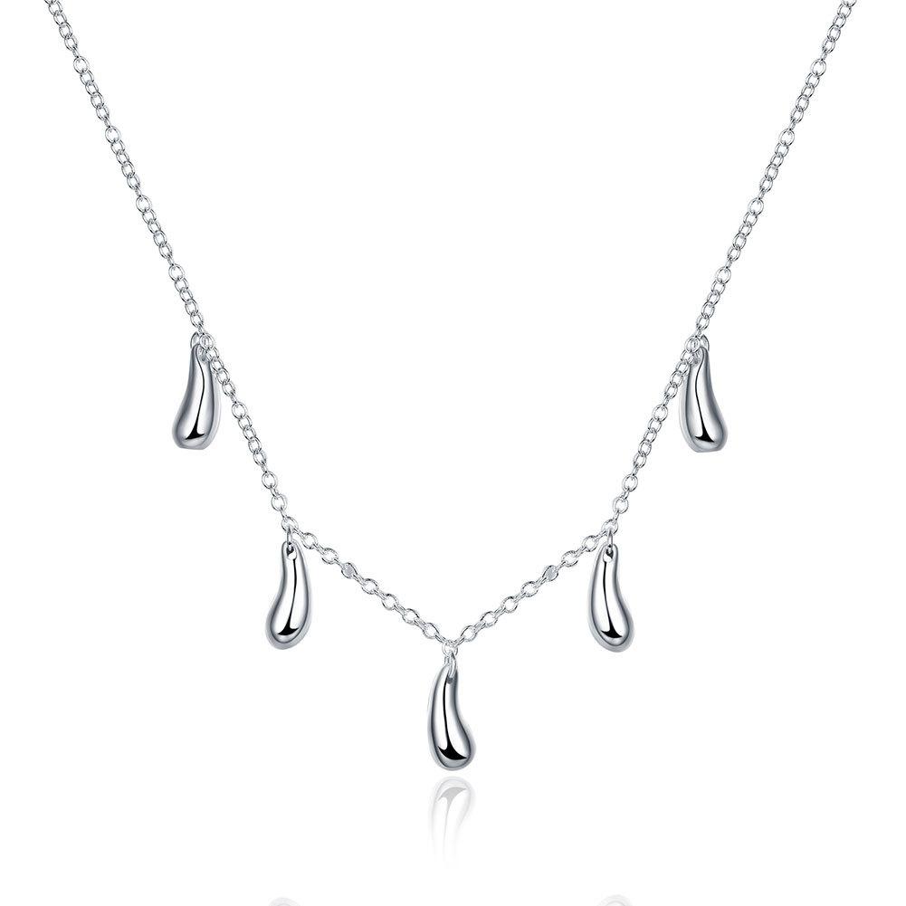 Jewelry Water Drop Necklace Bracelet Necklace Earrings 4-Piece Set Exquisite Jewelry Women'S Accessories Same