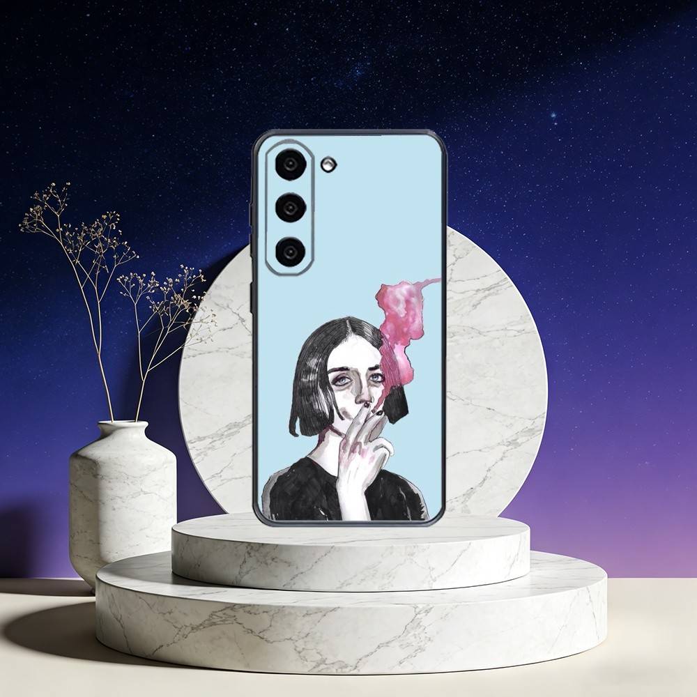 Placebo Brian Molko Phone Case For Samsung Galaxy A73,A72,A71,A70,A53,A52,A51,Others Soft Black Cover