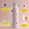 35pcs Purple Floral Stickers Nature Flower Graffiti Sticker Diy Skateboard Phone Case Laptop Waterproof Decals School Supplies