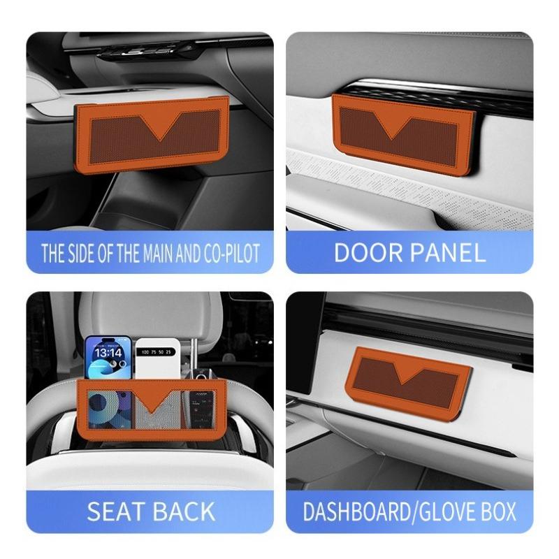 1pcs Universal Car Seat Side Pocket Organizer Storage Pouch For Phone Sunglasses SUV Truck RV Auto Accessories