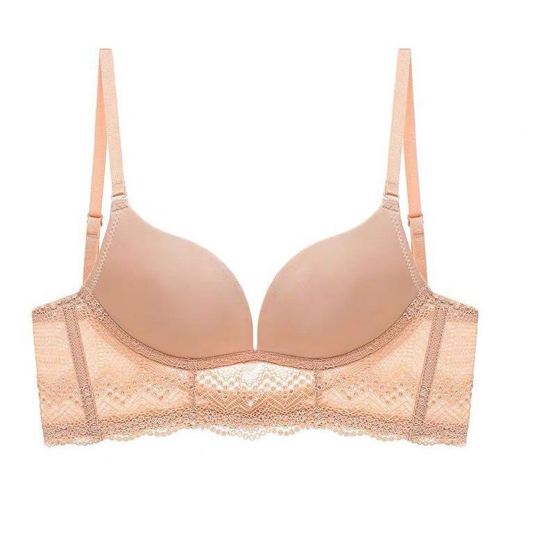 

Летнее U-образное гладкое нижнее белье с большой открытой спиной без косточек, собирающий бюстгальтер для маленькой груди, сексуальный красивый бюстгальтер для платья с открытой спиной 85B