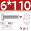 Yi Shuxiang A4-70 Stainless Steel Hexagon Head Bolt & Nut Sets