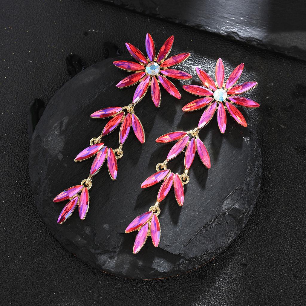 Style Geometric Alloy Long Earrings For Formal Events And Fashion Enthusiasts