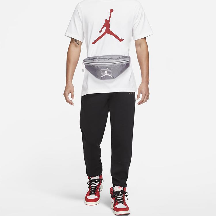 New Jordan Polyester Sling Bag Fanny Pack Regular Unisex Gunmetal Gray DV1870-056