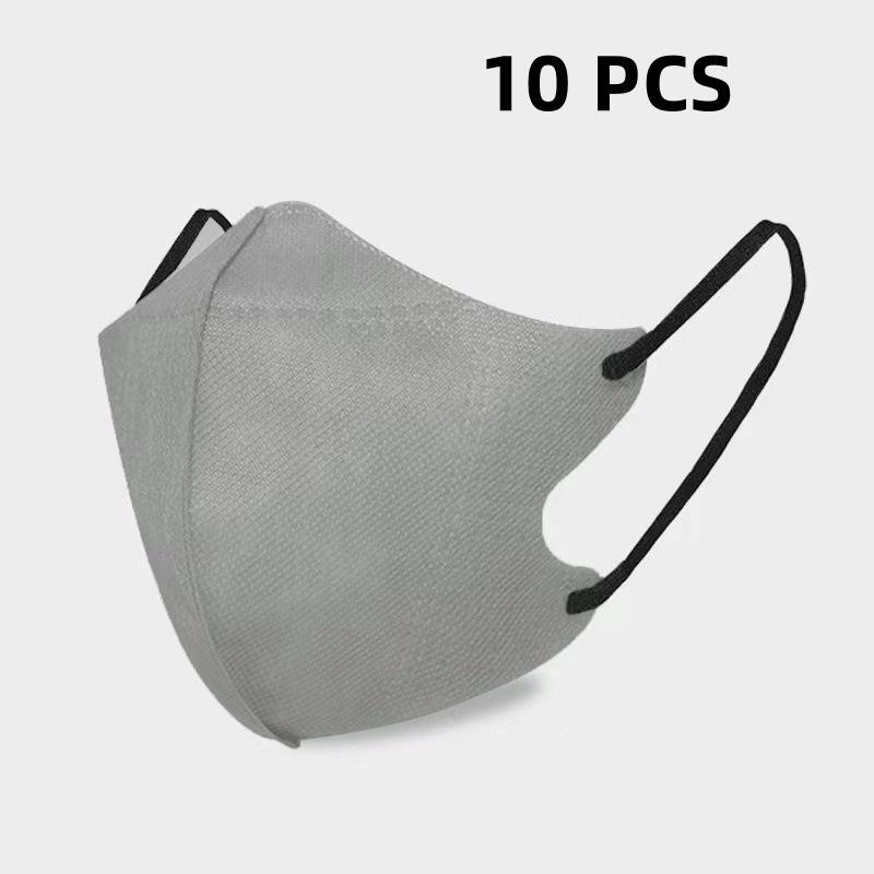 10/100Pcs 3D Protective Masks Efficient Protection Breathable Fashion Protective Masks Fashionable Face Masks Disposable Masks