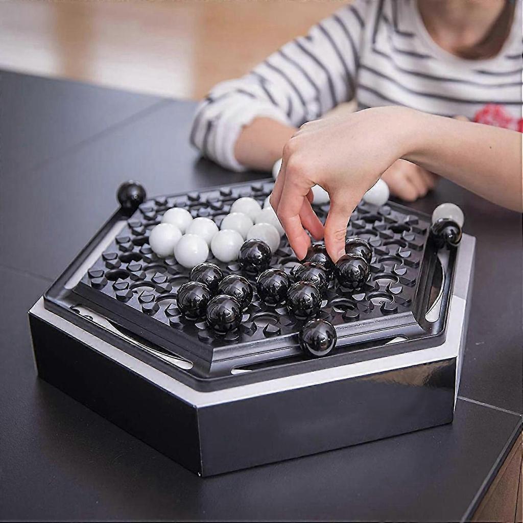 20 Pcs Marbles 16mm Glass Decoration Color Nuggets Toy Black White