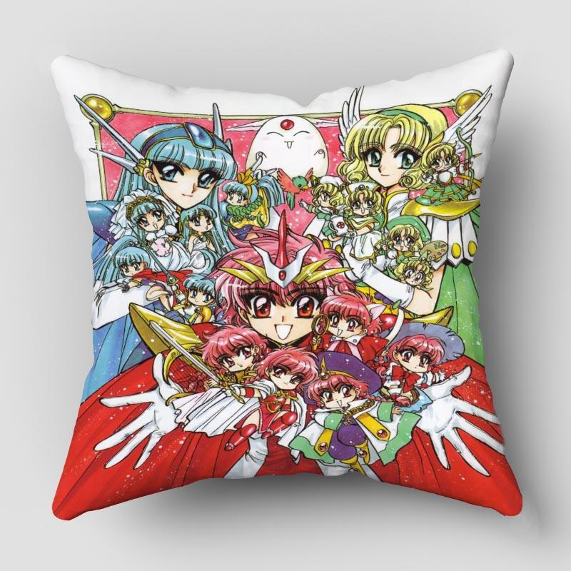 Musife Magic Knight Rayearth Pillowcase Art Square Zippered Pillow Cover 35*35,40*40,45*45cm wholesale