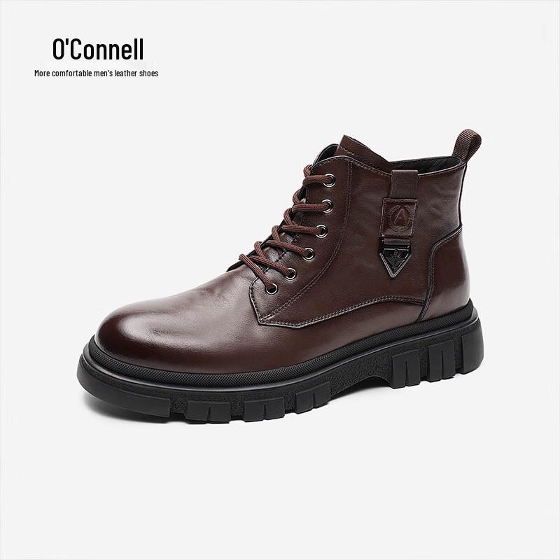 Aokang Men s Stylish Thick-Soled Martin Boots 39