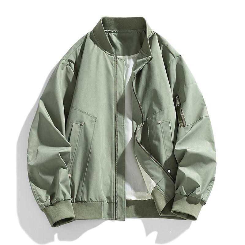 Large Size Jacket Men's Baseball Jersey Men's American Flight Jersey Fattened and Enlarged Fatty Clothing Loose