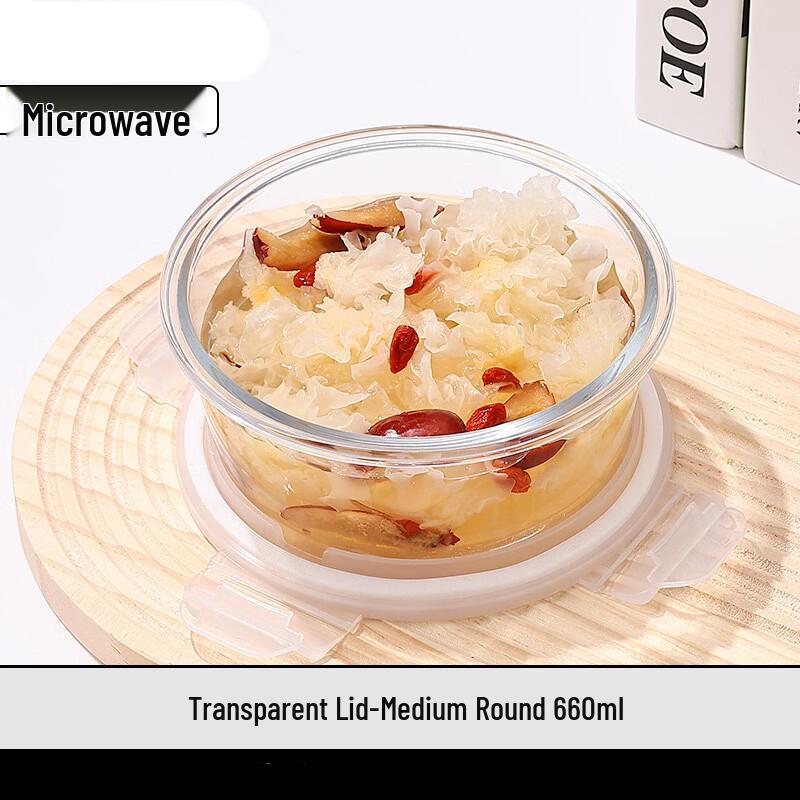 YOLCO Microwave Safe Glass Food Storage Containers