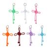 Diy Bag Charm Handmade Braided Knot Rope Keychain Handbag Hanging Pendant For Women Belt Decor
