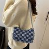 Fashion personality gradual change star denim design casual chain crossbody shoulder small square women's bag