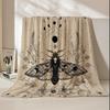 Halloween Ghost Pumpkin Skull Flannel Blanket Throw Blanket Nap Blanket Party Decor Horror Gift Skin Friendly Reversible