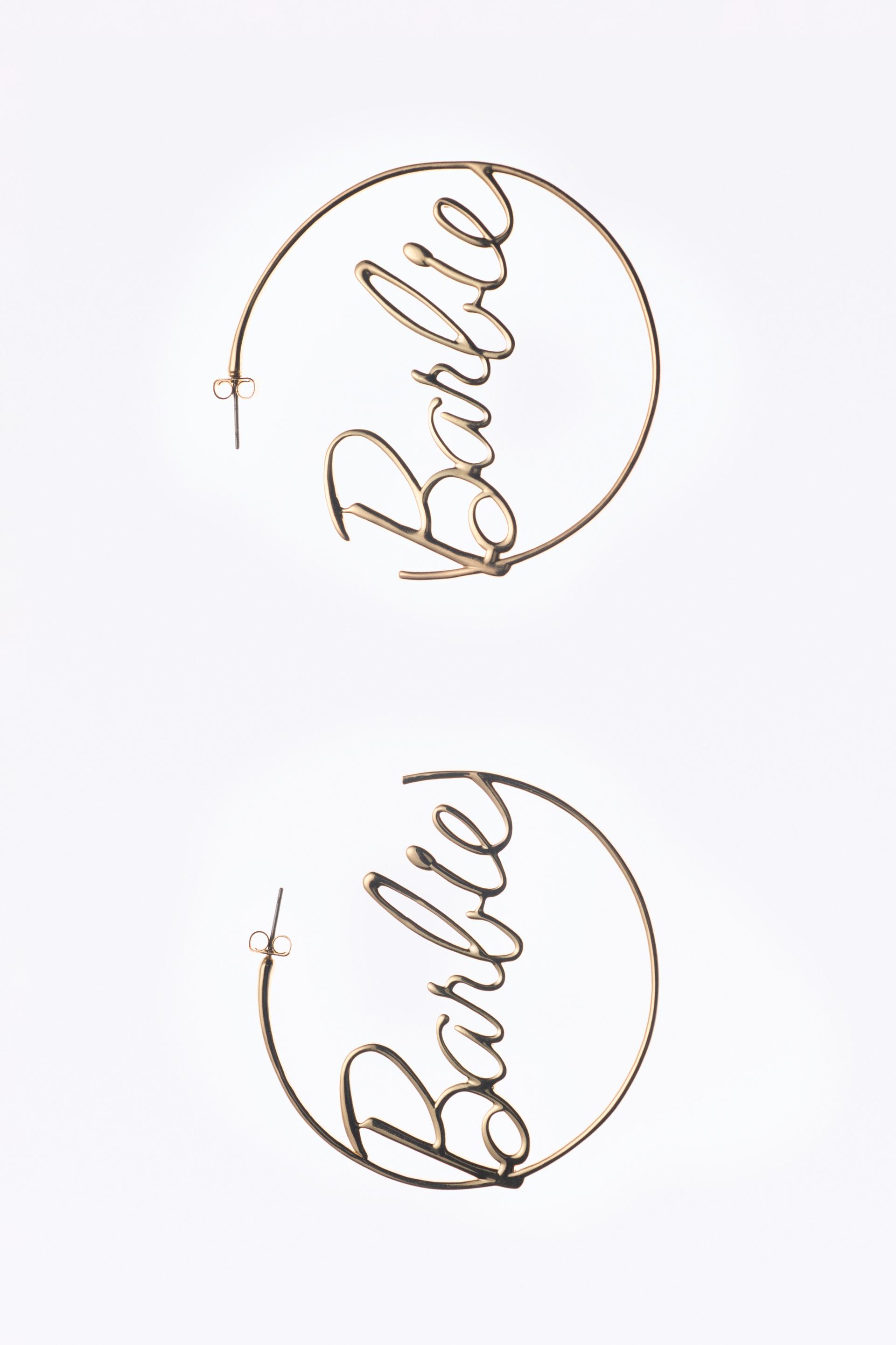 

ПОЗОЛОЧЕННЫЕ СЕРЬГИ-КОЛЬЦА BARBIE MATTEL