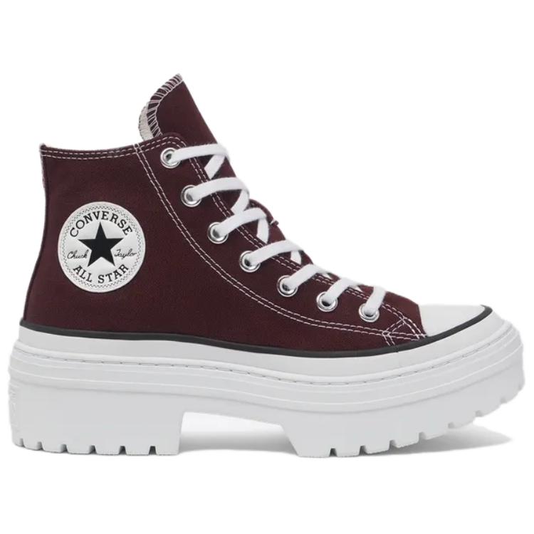 Converse Chuck Taylor All Star Lugged Heel Platform High Bloodstone Women Sneakers Red White Black A09401C