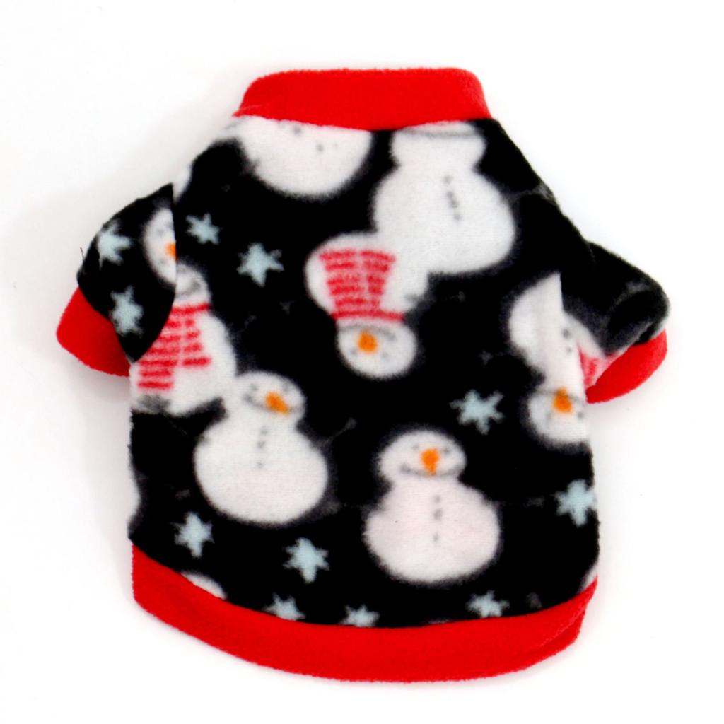 Autumn and Winter Classic Christmas, Dog and Kitten Fleece Jacket, Multi-color Selection