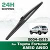 Rear Windshield Wipers Blades,Premium All-Season Wiper Blades Replacement For Toyota  Fortuner AN50 AN60 2004-2015