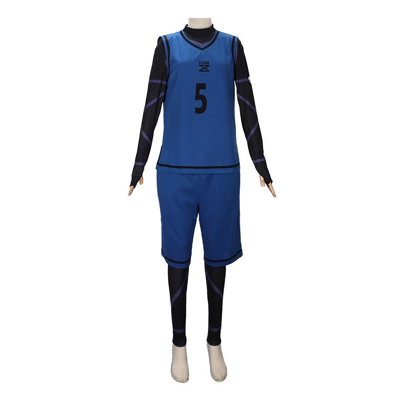 Blue Lock Anime Cosplay Jersey: Kiyoshi Ichi, Meguru Bachira, Hyoma Chigiri, Rensuke Kunigami