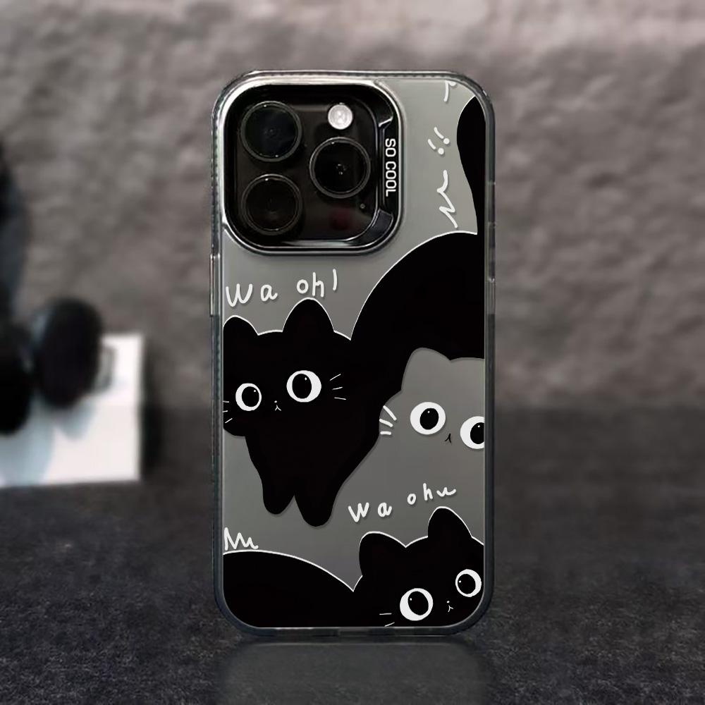 

Расписной чехол для телефона для iPhone 11 14 15 16 iPhone 17 11 12 13 для 17 14 15 16 Pro14 15 16 Pro Max для Samsung S25 Ultra S24 S25 A36 A56 A16 Жесткий чехол Samsung S25 Ultra чёрный