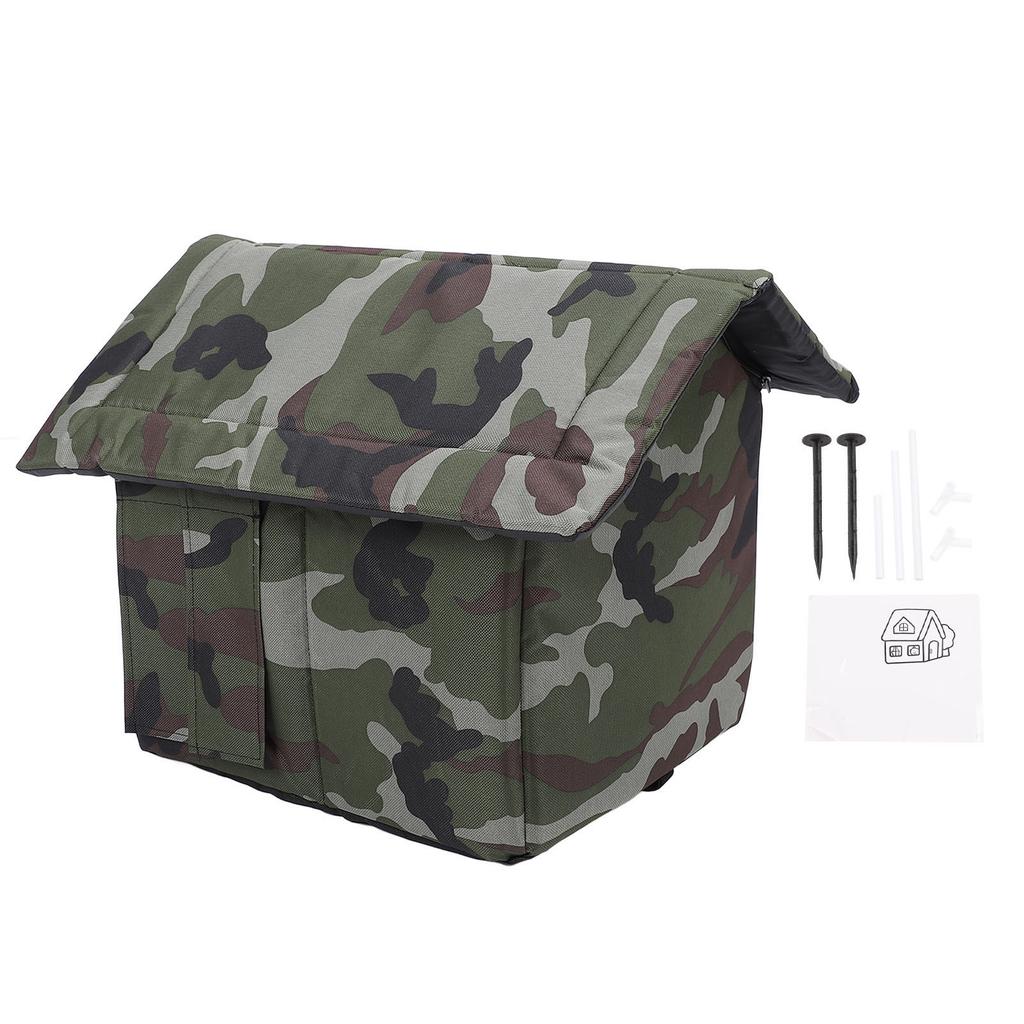 Casa Plegable para Gatos Resistente al Agua Cerrada Multifuncional Cama Cueva Cómoda para Mascotas para Interior